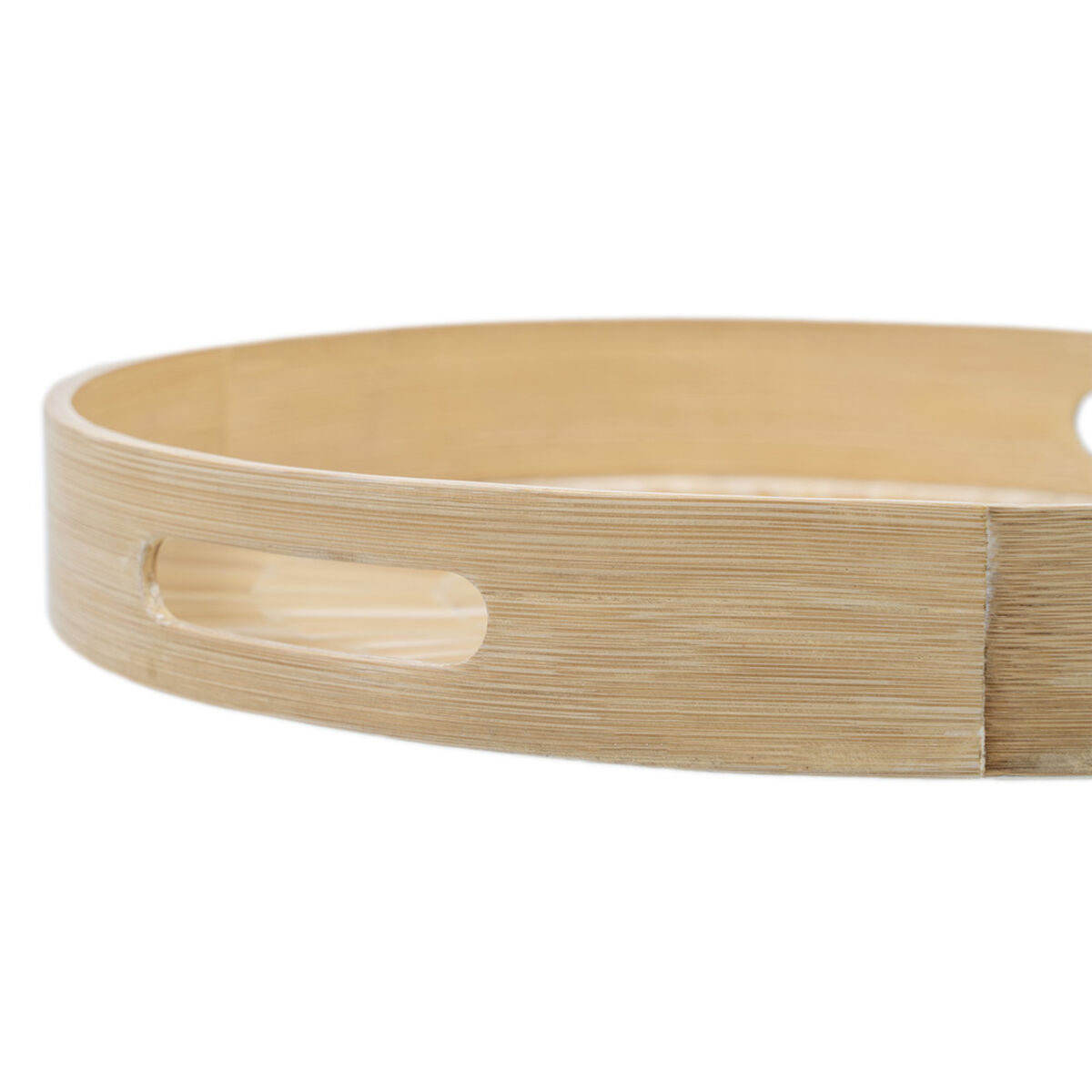 bandeja de aperitivos Bege Bambu 35 x 35 x 5 cm Madeira MDF